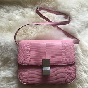 Authentic Celine Box Lizard Leather